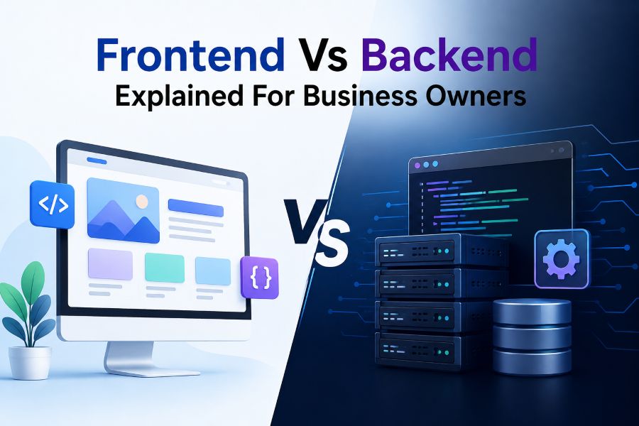 Frontend vs Backend Explained for Business Owners